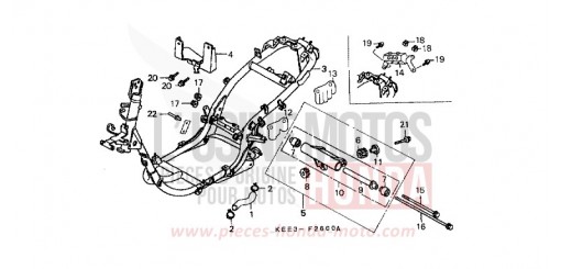 CARROSSERIE DE CHASSIS SJ100X de 1999